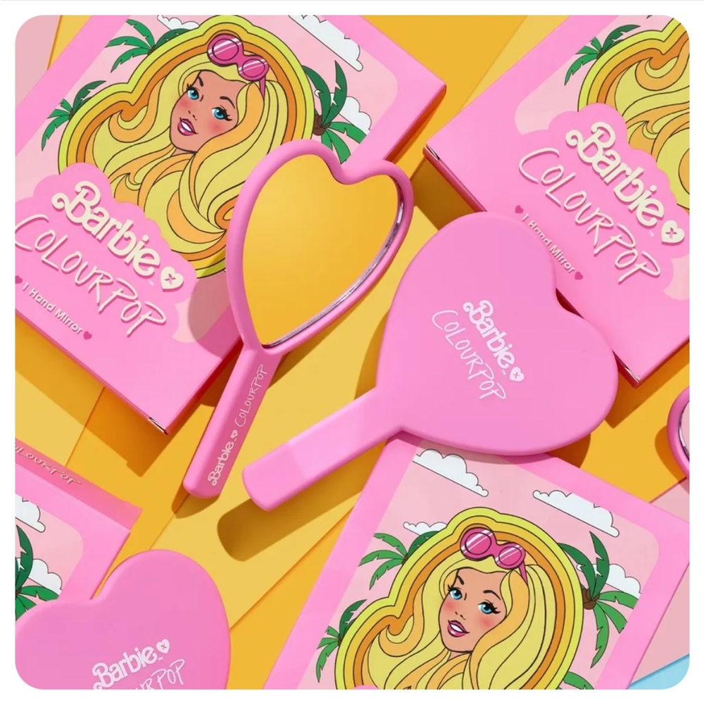Barbie Colourpop Malibu Barbie hand mirror- collector